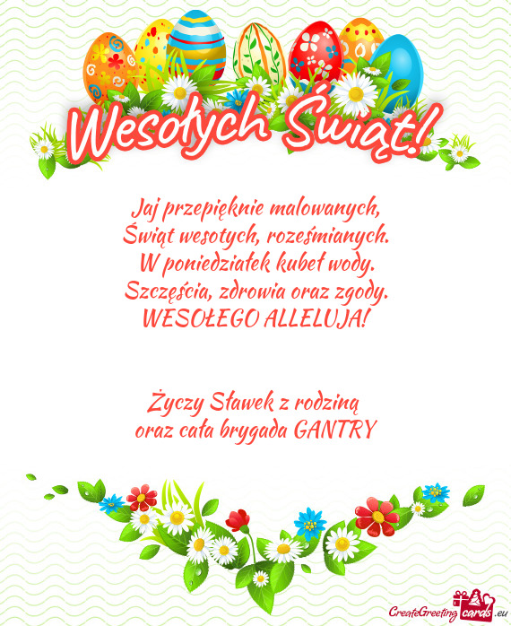 Świąt wesotych, roześmianych