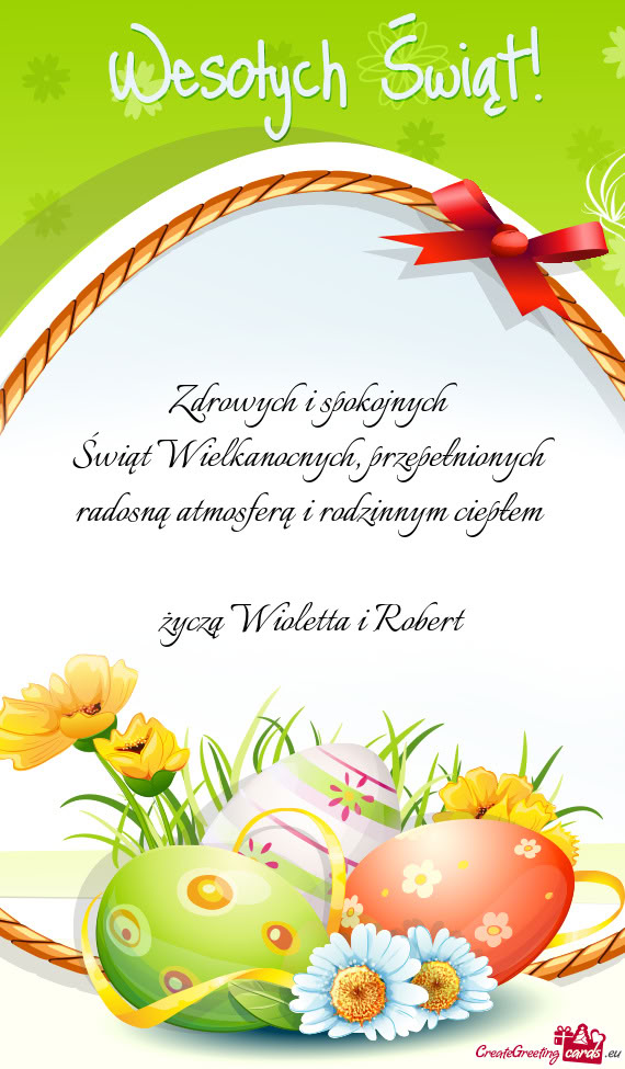 Świąt Wielkanocnych, przepełnionych radosną atmosferą i rodzinnym ciepłem