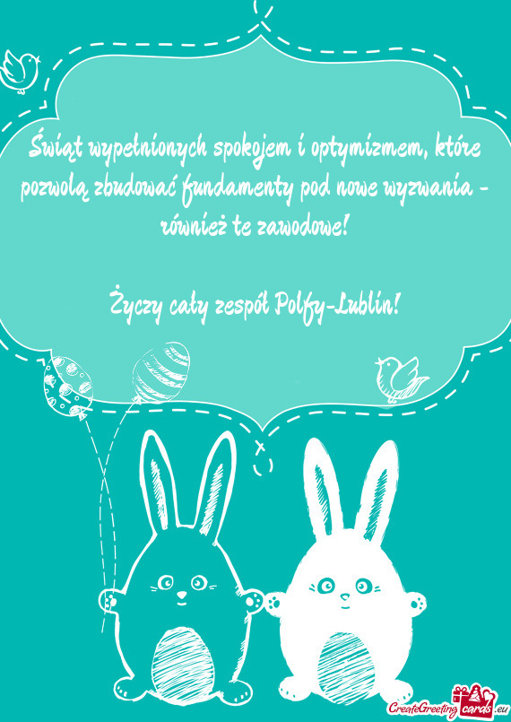 Świąt wypełnionych spokojem i optymizmem, które pozwolą zbudować fundamenty pod nowe wyzwania