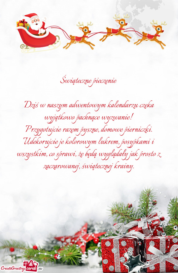 Świąteczne pieczenie