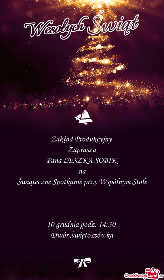 Świąteczne Spotkanie przy Wspólnym Stole