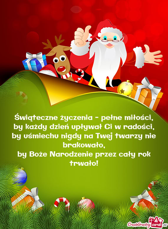 Świąteczne życzenia – pełne miłości