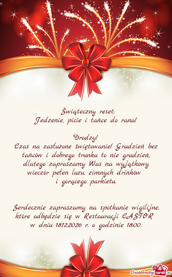 🎄 Świąteczny reset