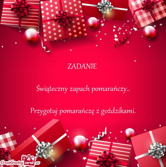 Świąteczny zapach pomarańczy