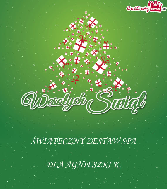 ŚWIĄTECZNY ZESTAW SPA