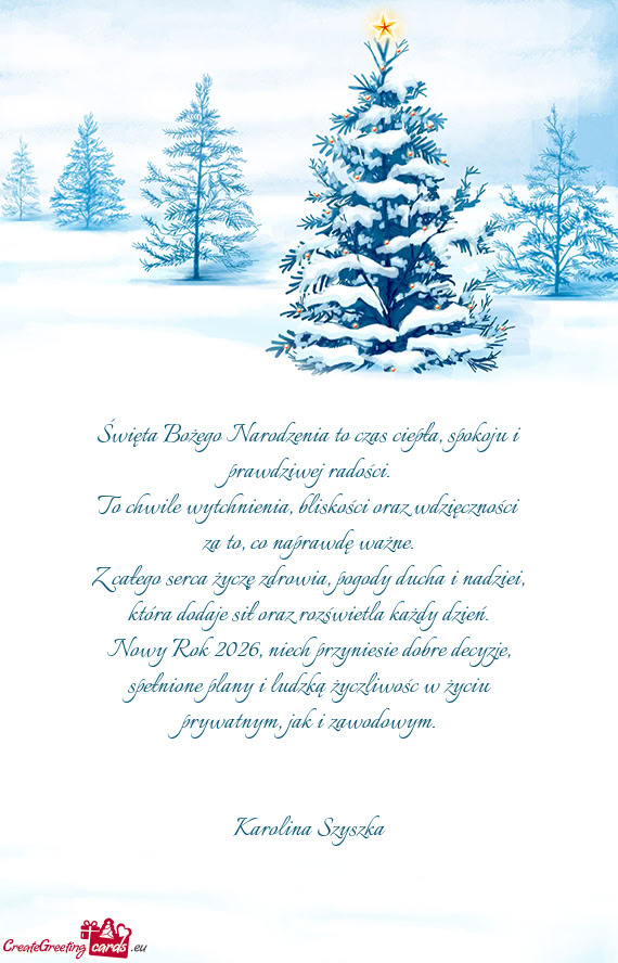 Święta Bożego Narodzenia to czas ciepła, spokoju i prawdziwej radości