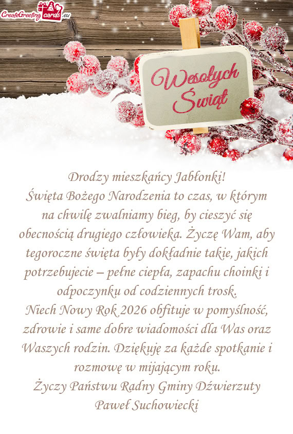 Święta Bożego Narodzenia to czas, w którym na chwilę zwalniamy bieg, by cieszyć się obecnośc