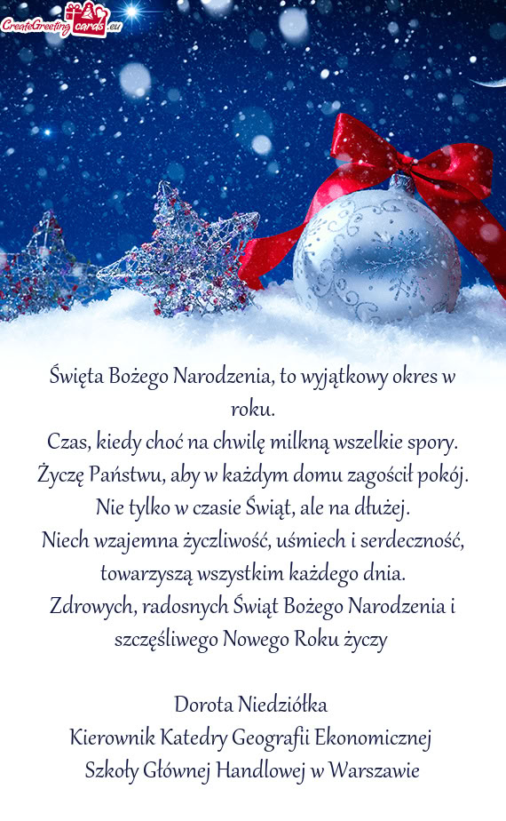 Święta Bożego Narodzenia, to wyjątkowy okres w roku