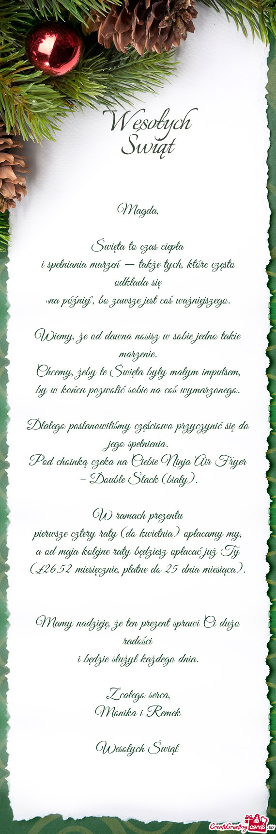 Święta to czas ciepła