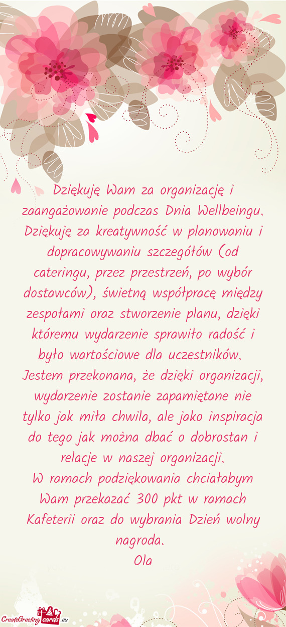 Świetną współpracę między zespołami oraz stworzenie planu, dzięki któremu wydarzenie spra