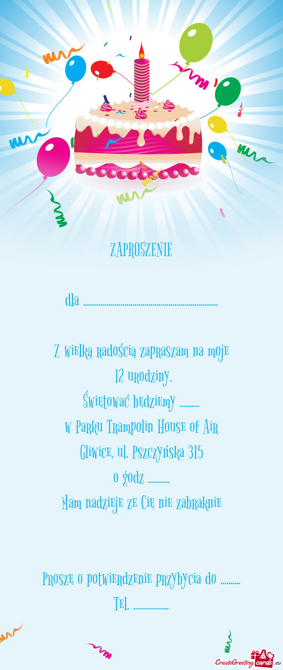 Świętować będziemy