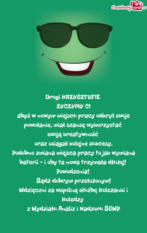 Swoją kreatywność