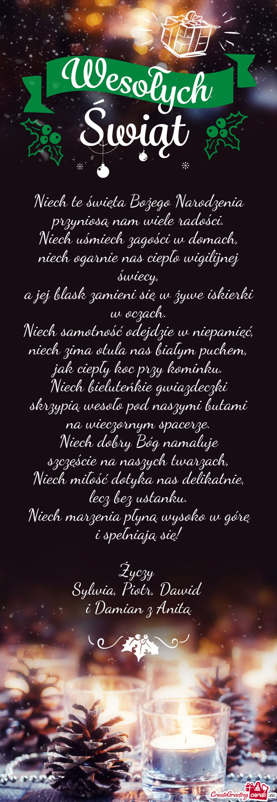 Sylwia, Piotr, Dawid