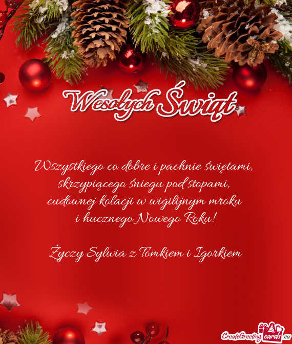 Sylwia z Tomkiem i Igorkiem