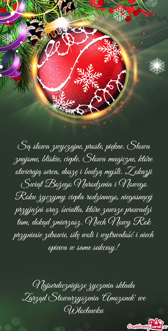 Sz. Niech Nowy Rok przyniesie zdrowie, siłę woli i wytrwałość i niech opiewa w same sukcesy