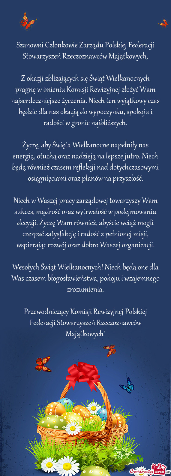 Szanowni Członkowie Zarządu Polskiej Federacji Stowarzyszeń Rzeczoznawców Majątkowych