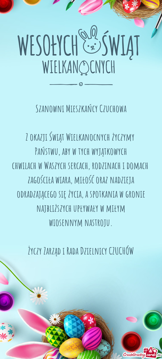 Szanowni Mieszkańcy Czuchowa