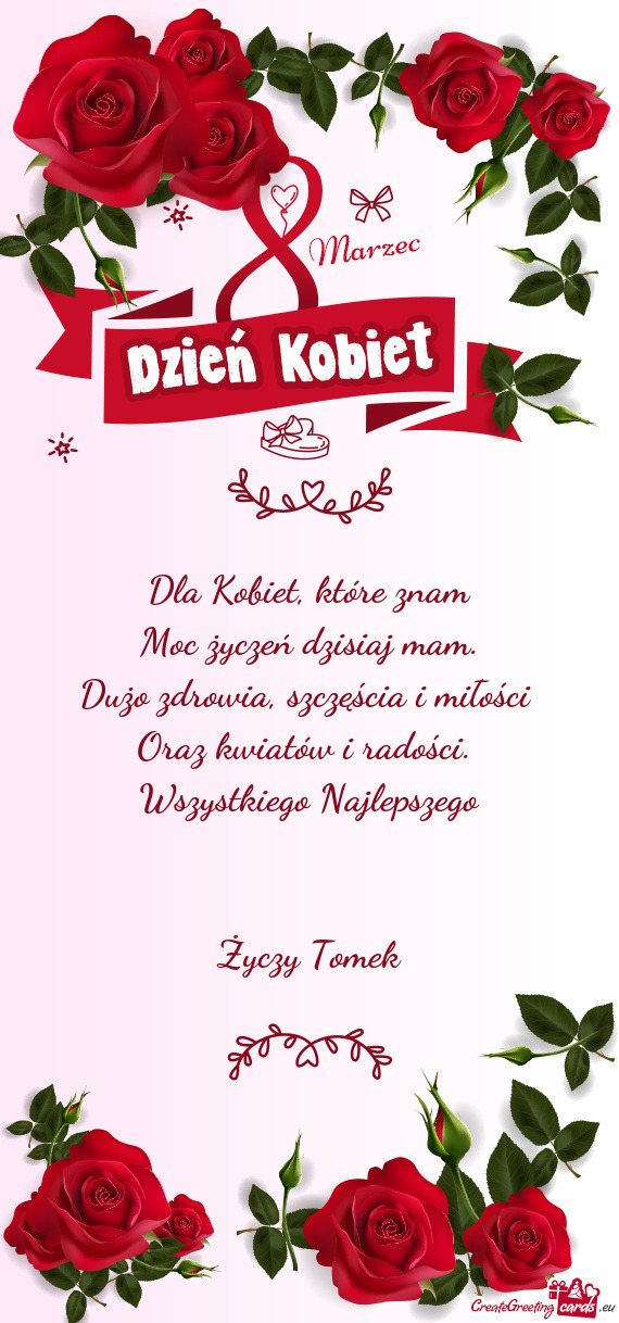 Szczęścia i miłości Oraz kwiatów i radości