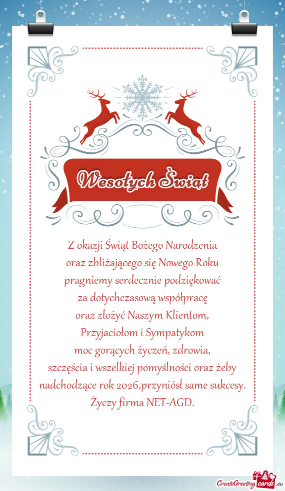 Szczęścia i wszelkiej pomyślności oraz żeby nadchodzące rok 2026,przyniósł same sukcesy