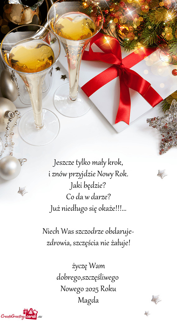 Szczęścia nie żałuje! życzę Wam dobrego