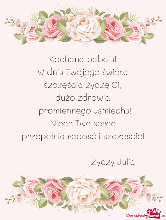 Szczęścia życzę Ci