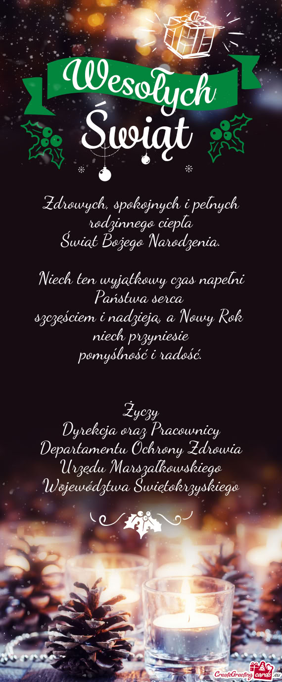 Szczęściem i nadzieją, a Nowy Rok