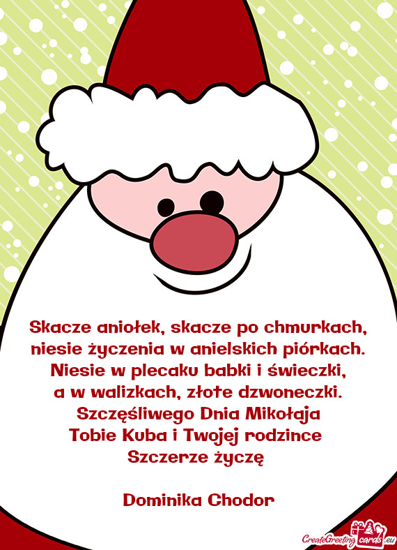 Szczęśliwego Dnia Mikołaja