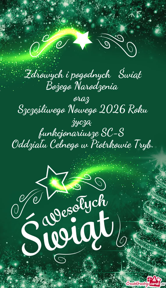 Szczęśliwego Nowego 2026 Roku życzą