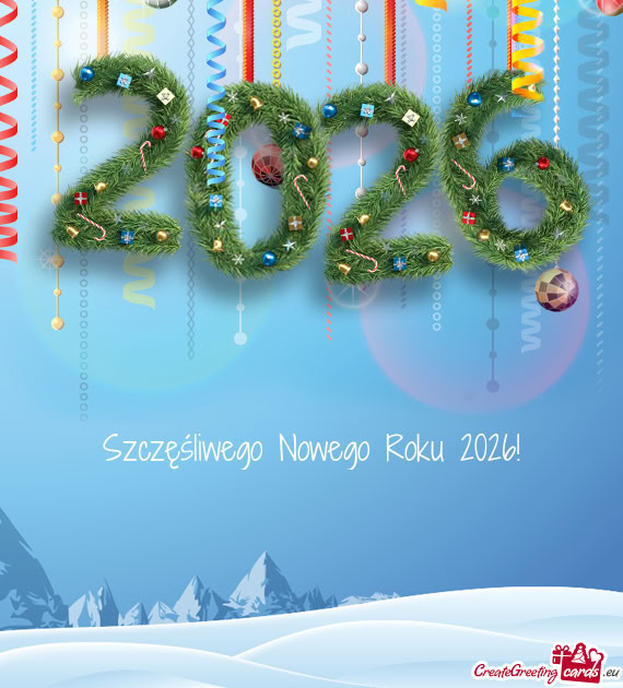 Szczęśliwego Nowego Roku 2026!