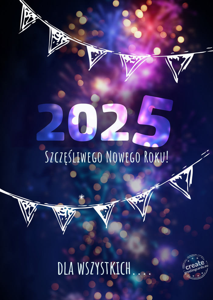 Szczęśliwego nowego roku dla wszystkich