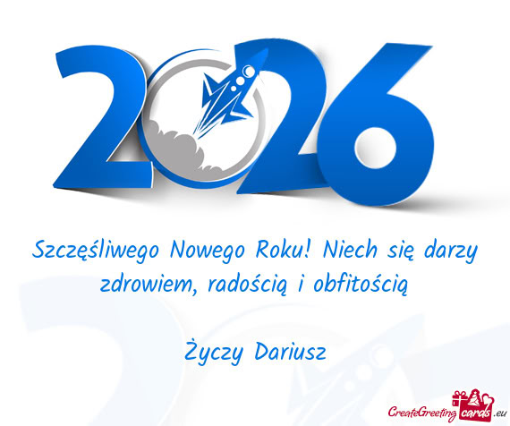 Szczęśliwego Nowego Roku! Niech się darzy zdrowiem