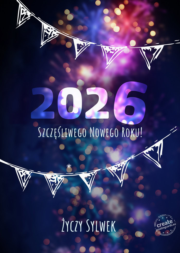 Szczęśliwego nowego roku Sylwek