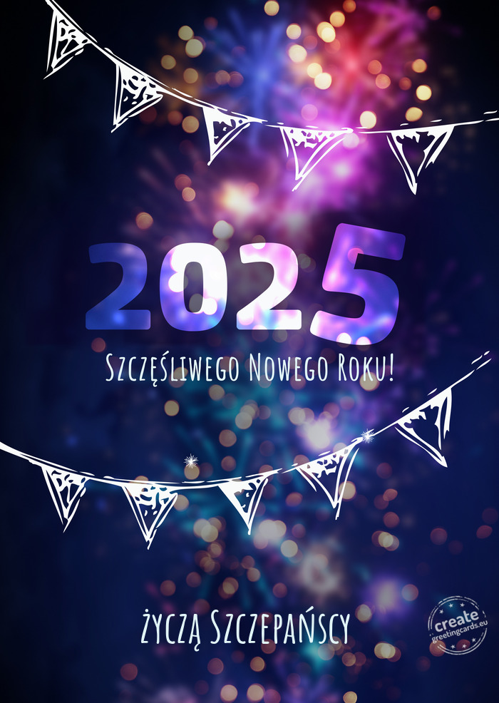 Szczęśliwego nowego roku życzą Szczepańscy