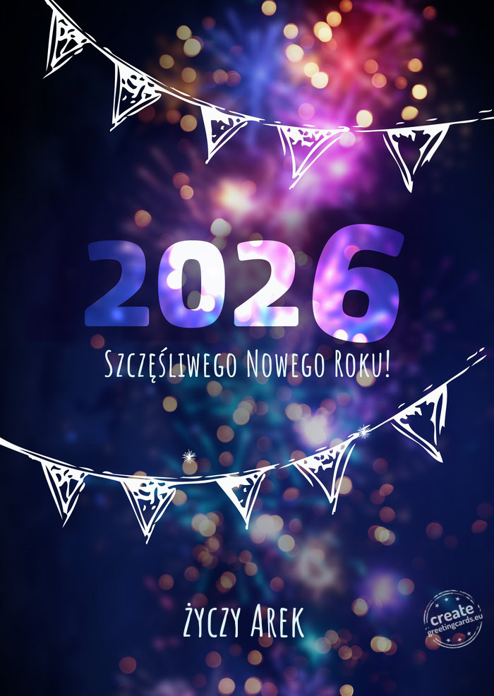 Szczęśliwego nowego roku życzy Arek