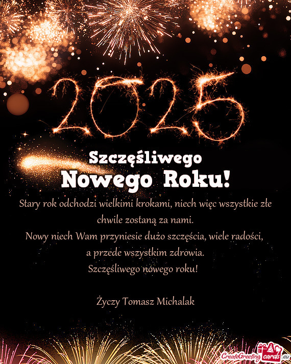 Szczęśliwego nowego roku!🎆