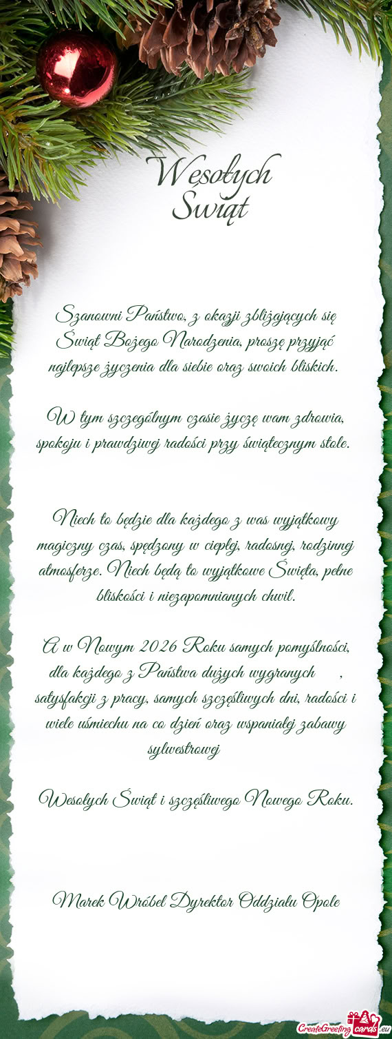 Sze życzenia dla siebie oraz swoich bliskich