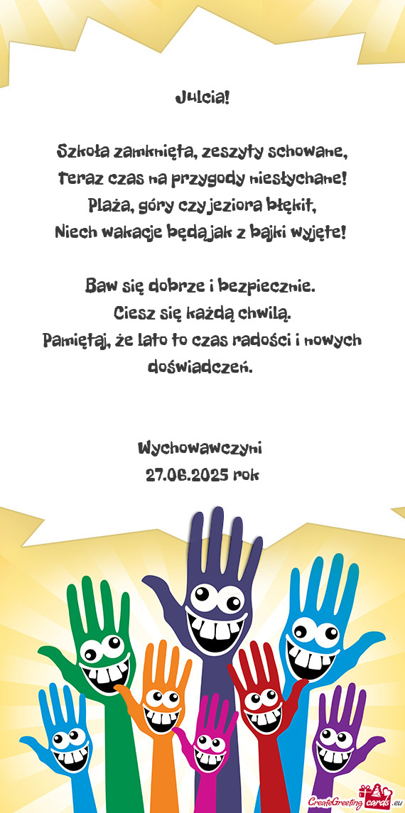 Szkoła zamknięta, zeszyty schowane