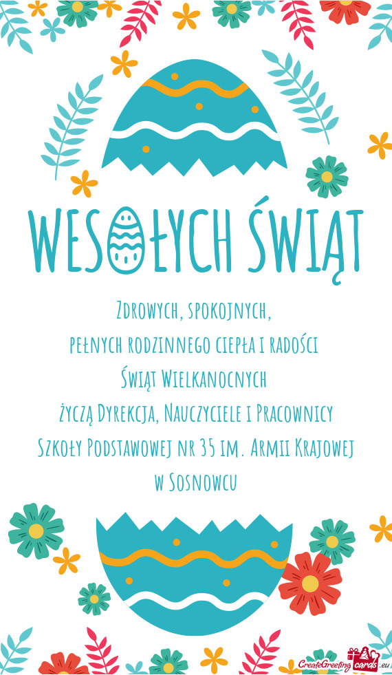 Szkoły Podstawowej nr 35 im. Armii Krajowej