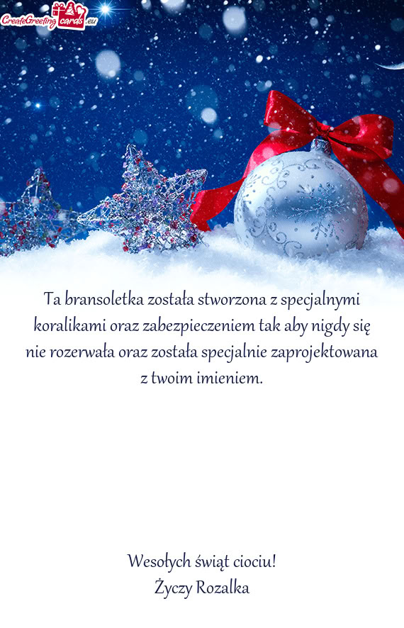 Ta bransoletka została stworzona z specjalnymi koralikami oraz zabezpieczeniem tak aby nigdy się n