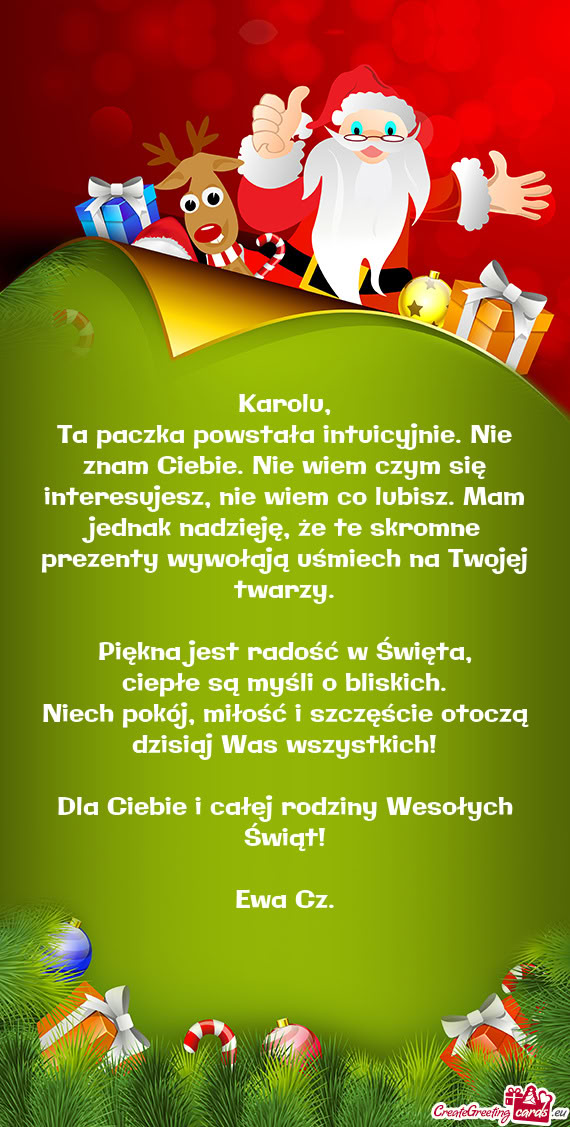 Ta paczka powstała intuicyjnie. Nie znam Ciebie. Nie wiem czym się interesujesz, nie wiem co lubis