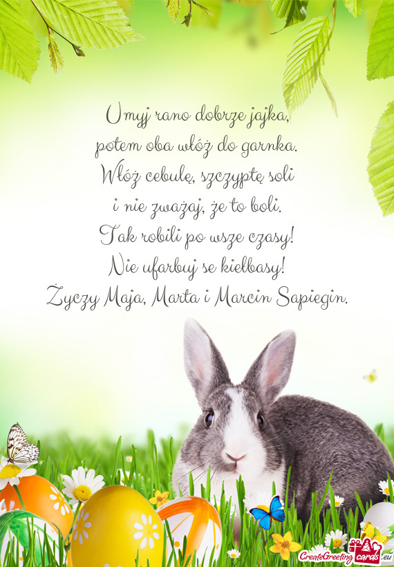 Tak robili po wsze czasy! Nie ufarbuj se kiełbasy! Maja