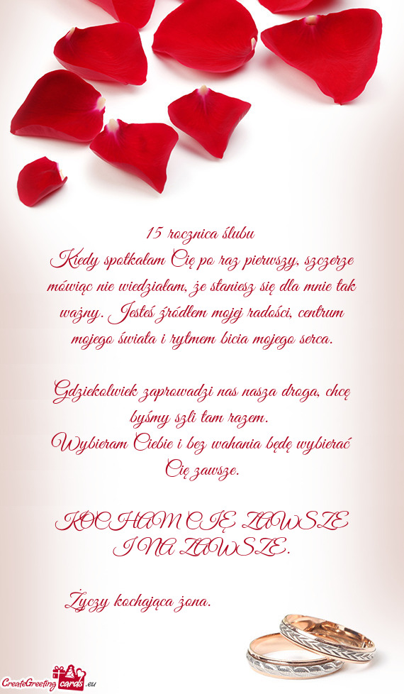 Tak ważny. Jesteś źródłem mojej radości, centrum mojego świata i rytmem bicia mojego serca