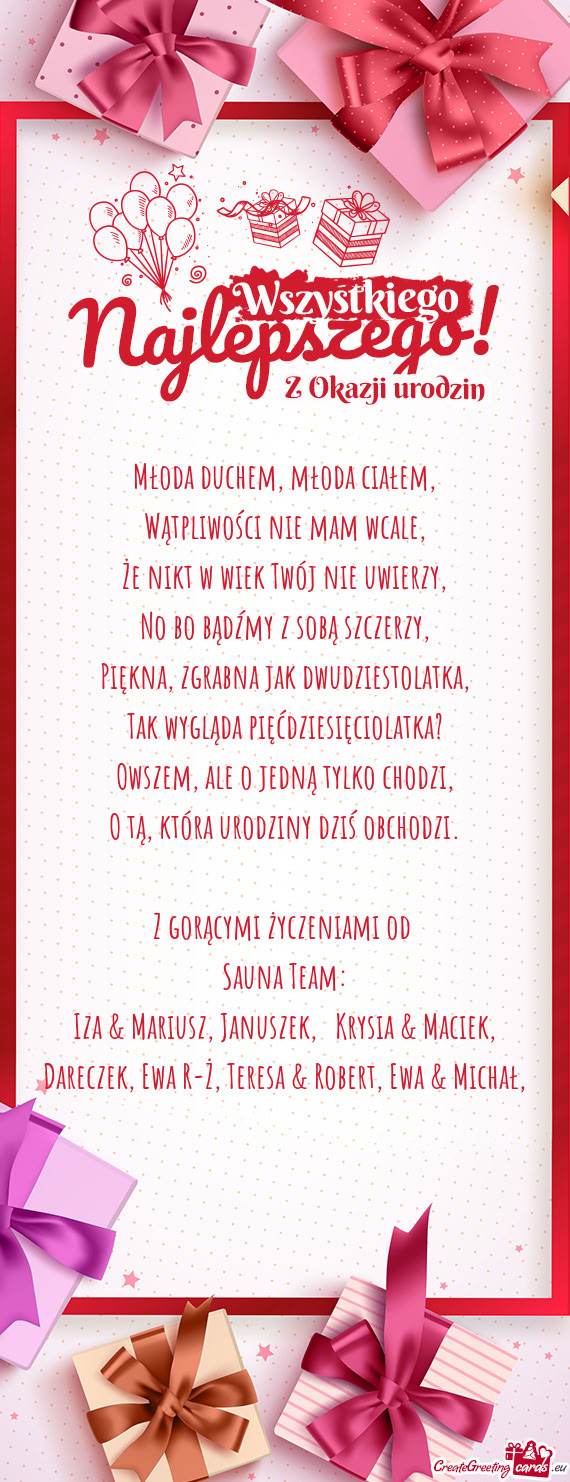 Tak wygląda pięćdziesięciolatka