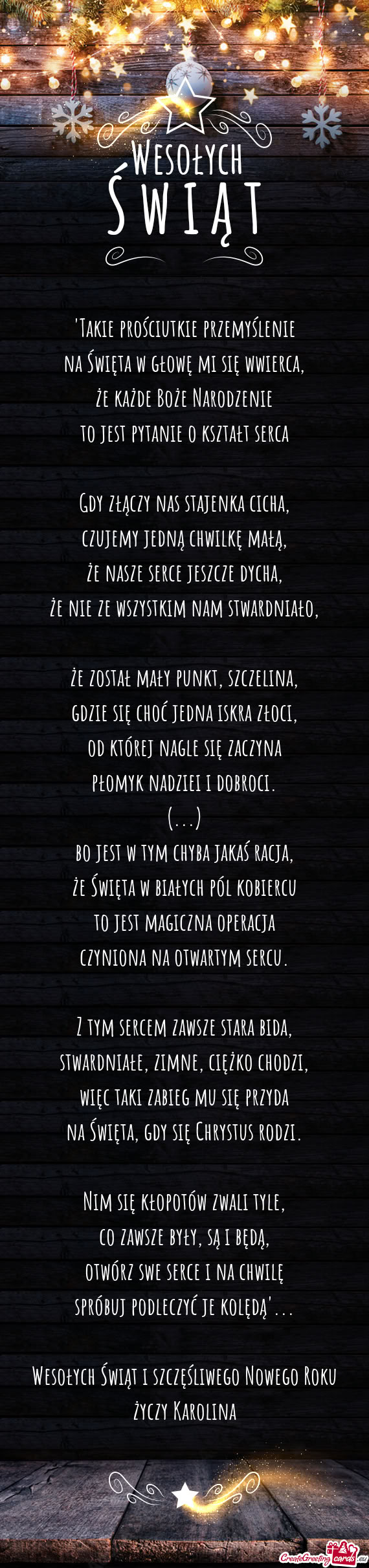 "Takie prościutkie przemyślenie