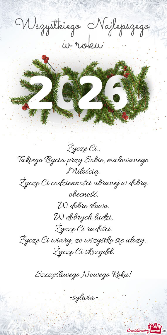 Takiego Bycia przy Sobie, malowanego Miłością