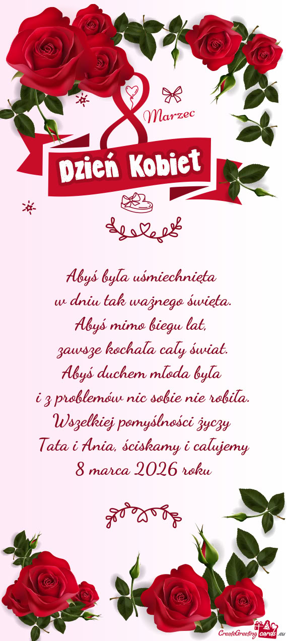 Tata i Ania, ściskamy i całujemy