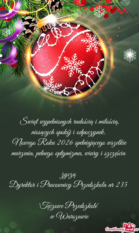 "Tęczowe Przedszkole"