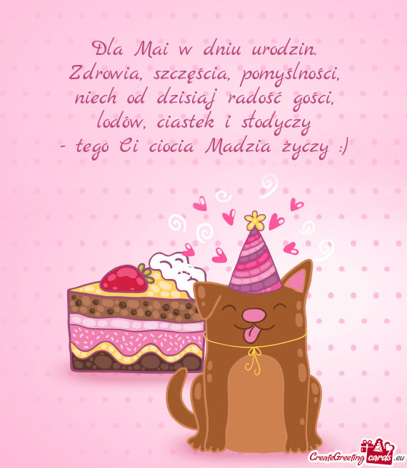 Tego Ci ciocia Madzia :)