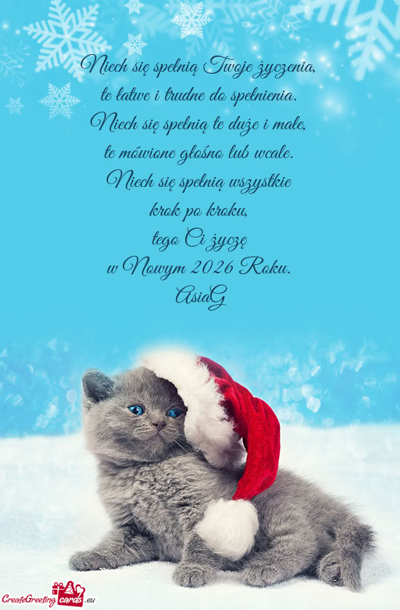 Tego Ci życzę w Nowym 2026 Roku