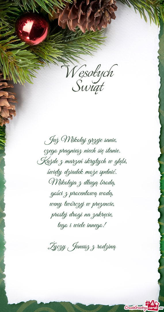 Tego i wiele innego! Janusz z rodziną